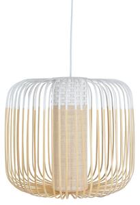 Viseće Svjetiljka Forestier, Bamboo Light M, prigušiv, Bijela, Dnevna soba, Bambus, Dizajn