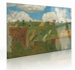 Staklena slika - Edouard Vuillard, Landscape of the Ile de France, reprodukcije (70x50 cm)