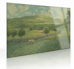 Staklena slika - Julian Alden Weir, Obweebetuck, reprodukcije (70x50 cm)