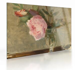 Staklena slika - Berthe Morisot, Peonies, reprodukcije (70x50 cm)