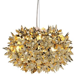 Viseće Svjetiljka Kartell, Bloom S2, Zlato / mjed, Dnevna soba, Plastika, Dizajn