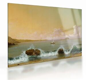 Staklena slika - Martin Johnson Heade, Rio de Janeiro Bay, reprodukcije (70x50 cm)