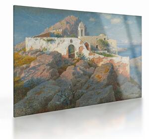 Staklena slika - William Stanley Haseltine, Santa Maria a Cetrella, Anacapri, reprodukcije (70x50 cm)