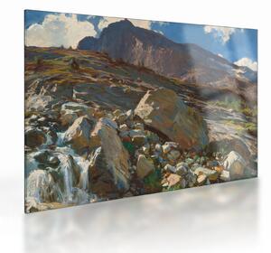 Staklena slika - John Singer Sargent, Simplon Pass, reprodukcije (70x50 cm)