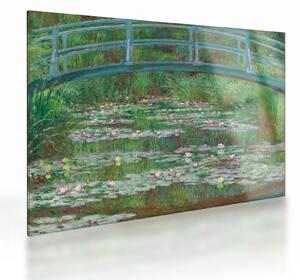 Staklena slika - Claude Monet, The Japanese Footbridge, reprodukcije (70x50 cm)