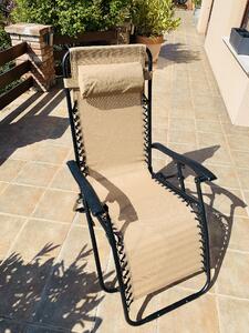 Set od dvije sklopive stolice za kampiranje (bež boja) - Amalfi Relax