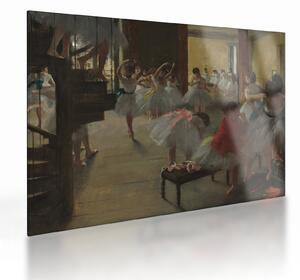 Staklena slika - Edgar Degas, The Dance Class, reprodukcije (70x50 cm)