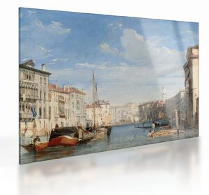 Staklena slika - Richard Parkes Bonington, The Grand Canal, reprodukcije (70x50 cm)