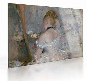 Staklena slika - Berthe Morisot, Woman at Her Toilette, reprodukcije (70x50 cm)