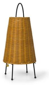 Stolne Lampa ferm LIVING, Porti Braided, prigušiv, Drvo, Dnevna soba, Drvo