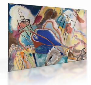 Staklena slika - Vasily Kandinsky, Improvisation No. 30 (Cannons), reprodukcije (70x50 cm)