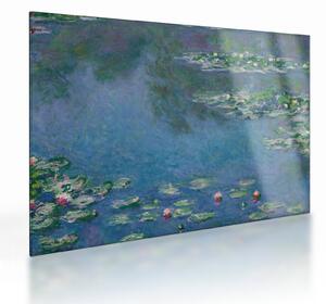 Staklena slika - Claude Monet, Water Lilies, reprodukcije (70x50 cm)