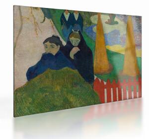 Staklena slika - Paul Gauguin, Arlésiennes (Mistral) , reprodukcije (70x50 cm)