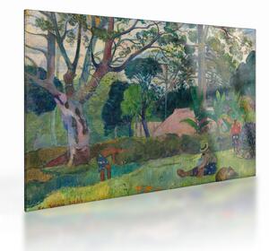 Staklena slika - Paul Gauguin, Te raau rahi (The Big Tree), reprodukcije (70x50 cm)