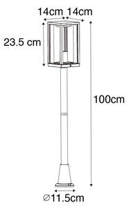 Industrijska vanjska svjetiljka hrđavo smeđa 100 cm IP44 - Charlois
