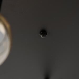 Moderna stropna lampa crna 5-light - Facil