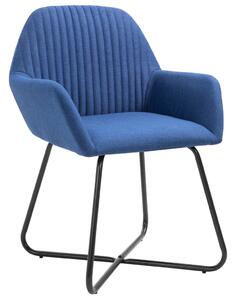 VidaXL Blagovaonske stolice od tkanine 6 kom plave