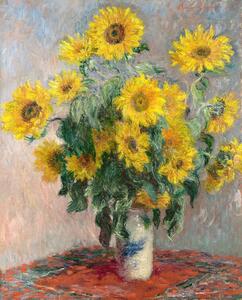 Reprodukcija Bouquet of Sunflowers (1881), Claude Monet