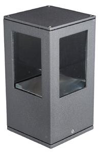 Vanjske Svjetiljka Lucande, Nicola, Crno, Terasa, Aluminij, Moderan