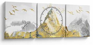 Slika - Zlatna planina (sa satom) (90x30 cm)
