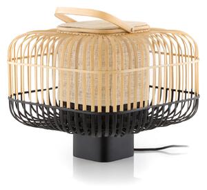 Stolne Lampa Forestier, Bamboo Square S, Crno, Dnevna soba, Bambus, Dizajn