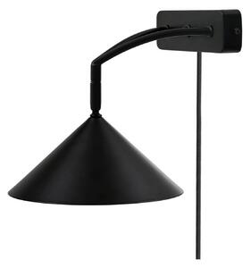 Zidne Svjetiljka Globen Lighting, Crno, Spavaća soba, Metal