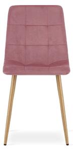 Blagovaonska stolica od baršuna Rose Luxury