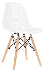 Stolica za blagovaonicu u skandinavskom stilu White Grid