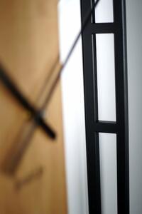 Dizajnerski zidni sat u drvenom i metalnom dizajnu, 50 cm