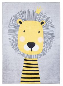Dječji tepih sa simpatičnim motivom lava Širina: 120 cm | Duljina: 170 cm