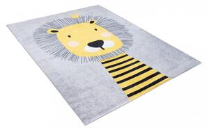 Dječji tepih sa simpatičnim motivom lava Širina: 80 cm | Duljina: 150 cm