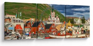 Slika - Húsavík (sa satom) (90x30 cm)