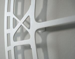 Metalni bijeli zidni sat vintage 80 cm