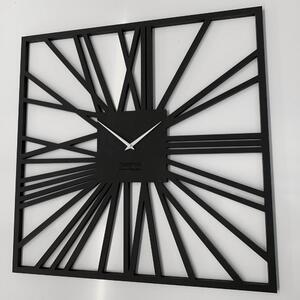 Fenomenalan kvadratni sat u luksuznoj crnoj boji 80 cm