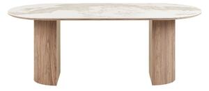 Blagovaonski stol s pločom stola u mramornom dekoru 100x210 cm Athens – House Nordic