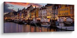 Slika - Nyhavn, Kopenhagen (sa satom) (90x30 cm)