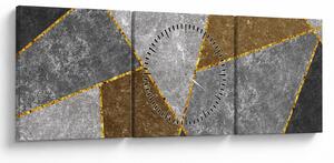 Slika - Imitacija materijala (sa satom) (90x30 cm)