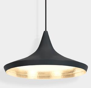 Viseće Svjetiljka Tom Dixon, Beat, prigušiv, Crno, Dnevna soba, Mjed, Dizajn