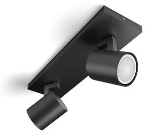 Stropne Svjetiljka Philips Hue, Philips Hue Runner, prigušiv, Crno, Dnevna soba, Aluminij, Moderan