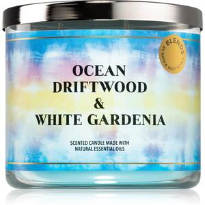 Bath & Body Works Ocean Driftwood & White Gardenia mirisna svijeća 411 g
