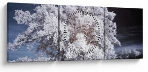 Slika - Snjeguljica Drvo (sa satom) (90x30 cm)