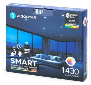 Aigostar - LED RGBW Prigušiva ugradbena svjetiljka MESH LED/15W/230V