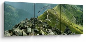 Slika - Planinski krajolik (sa satom) (90x30 cm)