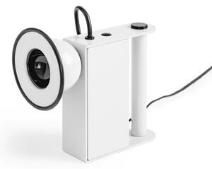 Stolne Lampa Stilnovo, Minibox, prigušiv, Bijela, Dnevna soba, Metal, Dizajn