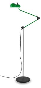 Podne Lampa Stilnovo, Topo, Zelena, Dnevna soba, Metal, Dizajn