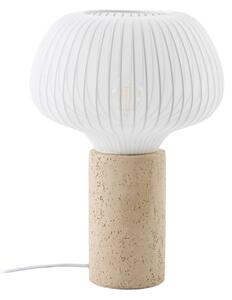 Stolne Lampa Lucande, Eloise, Bijela, Dnevna soba, Tkanina / tekstil, Skandinavski