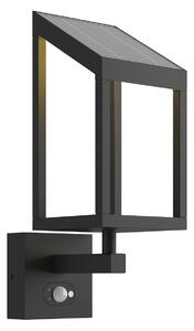 Timeo LED Solarna ćelija Zidna lampa Graphite - Lucande
