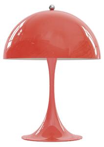 Stolne Lampa Louis Poulsen, Panthella Mini, prigušiv, Crvena, Dnevna soba, Metal, Dizajn