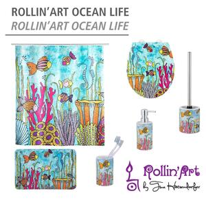 Keramička čaša za četkice za zube Rollin'Art Ocean Life – Wenko