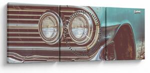 Slika - Auto, vintage (sa satom) (90x30 cm)